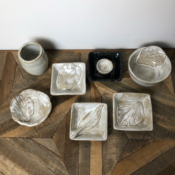 Studio Pottery Bundle Salt Cellars Sauce Dishes